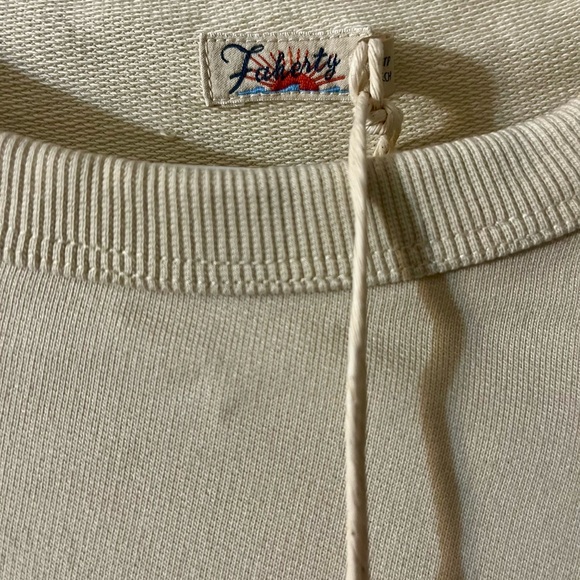 NWT Faherty Coastal Cloud XS Cotton Crewneck Sweatshirt - Picture 6 of 9